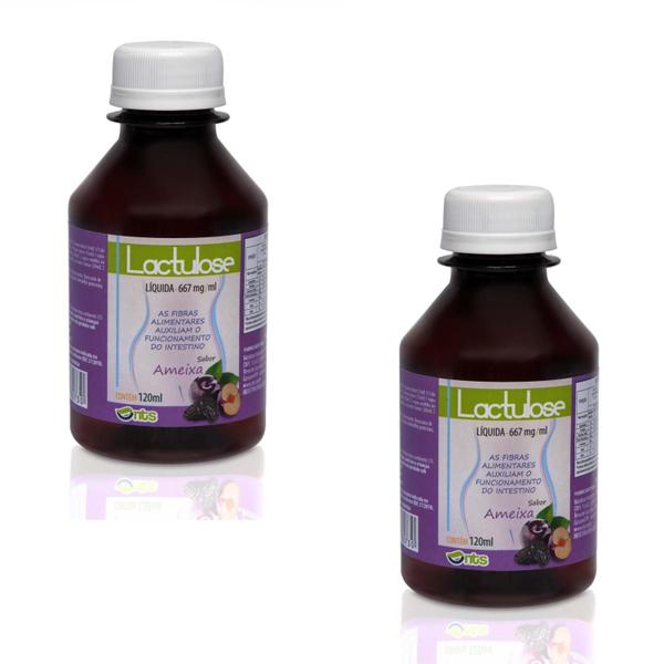 Imagem de Kit 2 Lactulose Ameixa 120ml Regulador Intestinal - Natubras