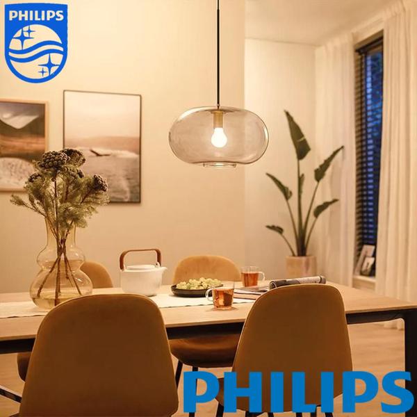 Imagem de Kit 2 Lampada Bulbo Philips 7w Luz Quente 3000K Amarela E27