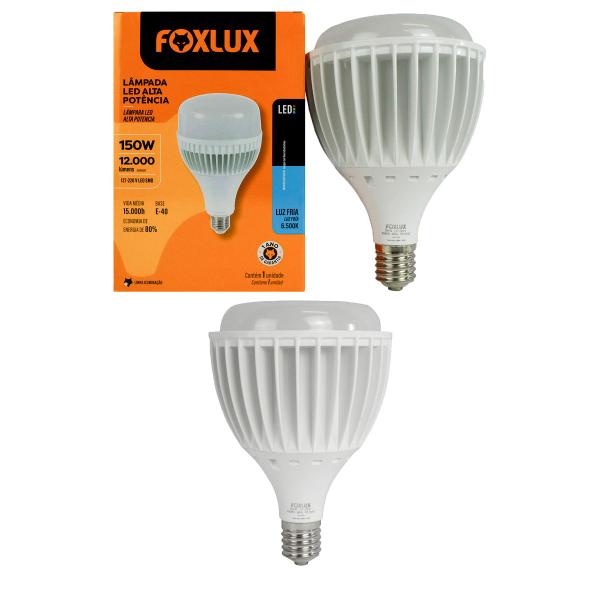 Imagem de Kit 2 Lampada LED Alta Potência 150W 6500K E40 Bivolt Foxlux