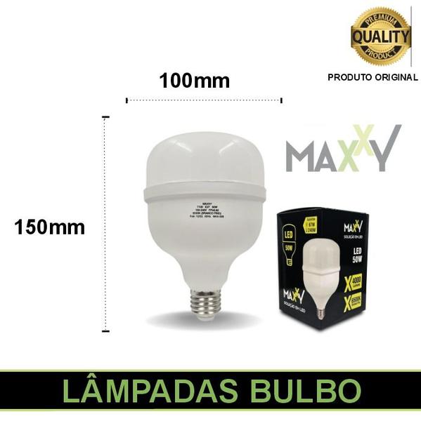 Imagem de kit 2 Lâmpada LED Bulbo 50W Fria