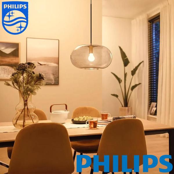 Imagem de Kit 2 Lampada Led Bulbo Philips 9w Branco Quente 3000K E27