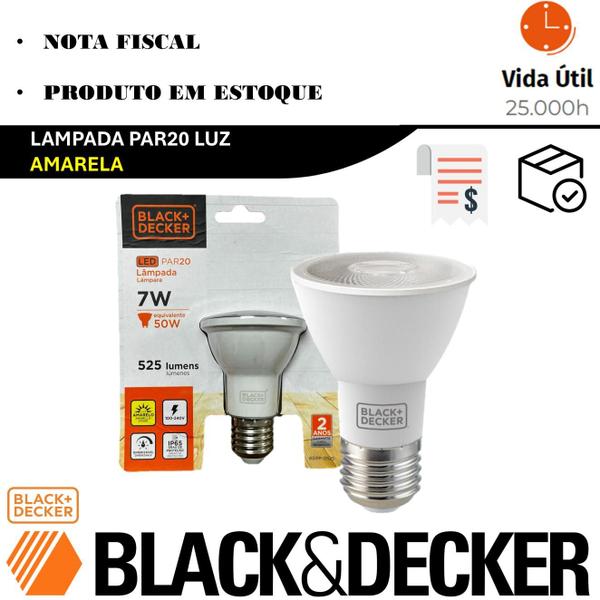 Imagem de Kit 2 Lampada Led Par20 7w Dimerizavel Branco Quente 2700K