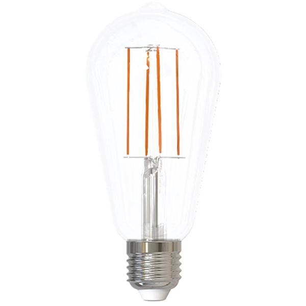 Imagem de Kit 2 Lampada Led ST64 Clear Filamento 9w Branco Neutro 4000k