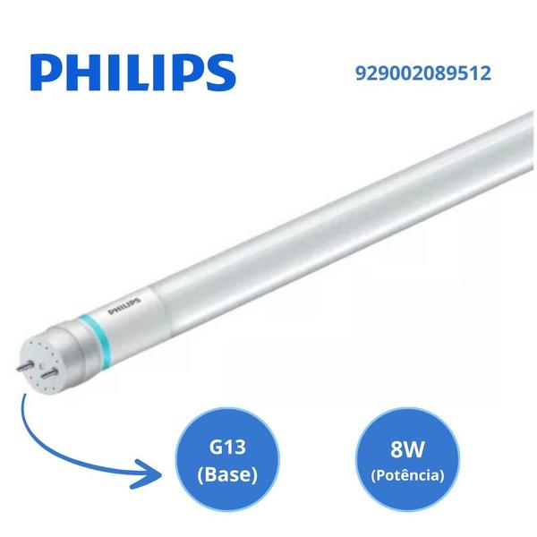 Imagem de Kit 2 Lâmpada Led Tubular Philips T8 8w Bivolt 4000k 1050lm