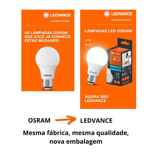 Imagem de Kit 2 Lâmpadas Bulbo LED 15W 3000K Ledvance