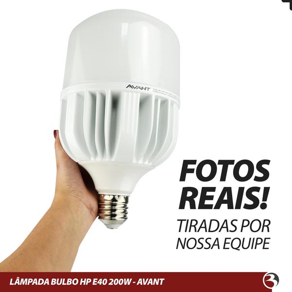 Imagem de Kit 2 Lâmpadas Hp Led Bulbo Luz Branco-frio 200w Bivolt Ip20 Áreas Grandes Avant