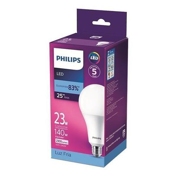 Imagem de Kit 2 Lampadas Led Bulbo 23W 2300Lm Bivolt 6500K Philips