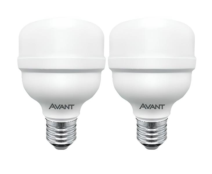 Imagem de Kit 2 Lâmpadas Led Bulbo Alta Potência 30w Branco Frio E27 Avant 