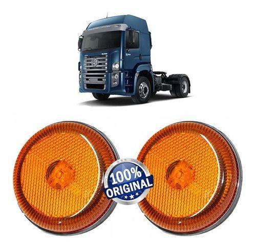 Imagem de KIT 2 Lanterna Lateral LED Caminhão VW Constellation 25390 26390 24 volts