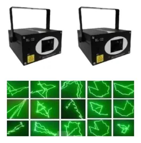 Imagem de Kit 2 Laser Holografico Hl22 250mw Sensor Som Verde Vermelho