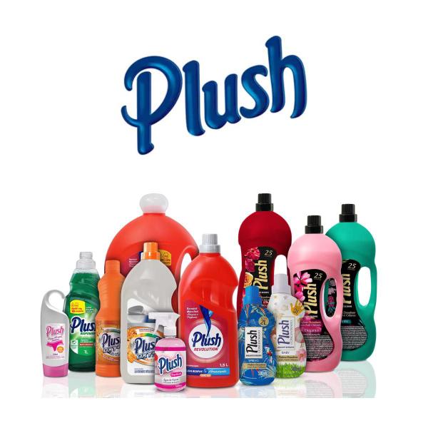 Imagem de Kit 2 Lava Roupas Líquido Repelente Pelos Plush Sanol 1,5L