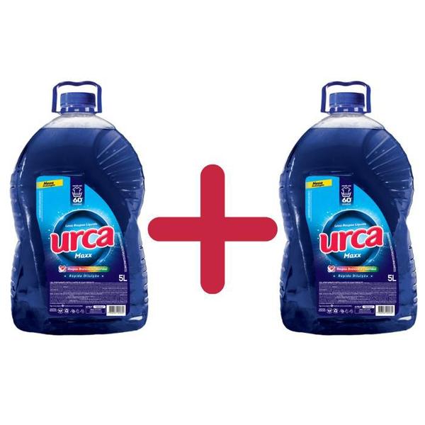 Imagem de Kit 2 Lava Roupas Liquido Urca Azul 5l