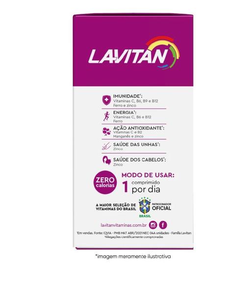 Imagem de Kit 2 Lavitan A-z Mulher Cimed Com 60 Comprimidos.