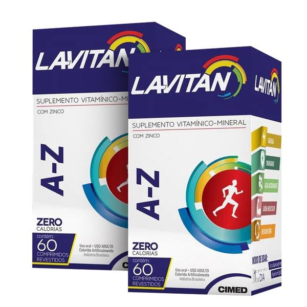 Imagem de Kit 2 Lavitan A-Z Original-60 Comprimidos