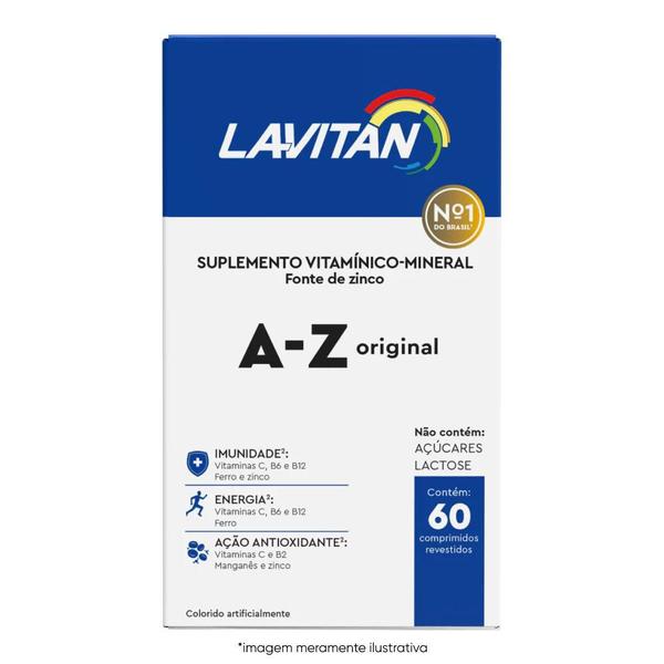 Imagem de KIT 2 Lavitan A-Z Original com 2X60 Comprimidos