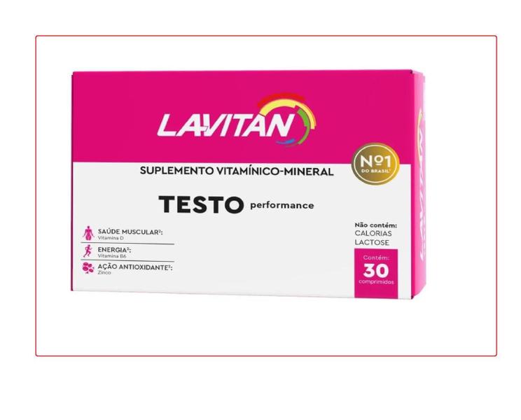 Imagem de Kit 2 Lavitan Testo Feminino Com 30Caps - Cimed