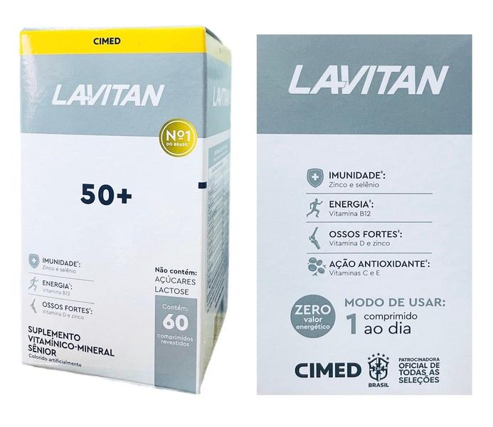 Imagem de Kit 2 Lavitan Vitalidade Senior 50+ Homem 60 comprimidos - Cimed