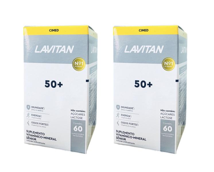 Imagem de Kit 2 Lavitan Vitalidade Senior 50+ Homem 60 comprimidos - Cimed