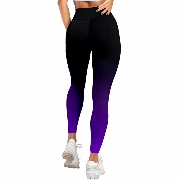 Imagem de Kit 2 Legging Fitness Calça Feminina Academia Degrade Caminhada Treino Funcional Caminhada