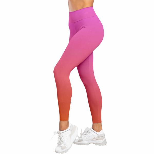 Imagem de Kit 2 Legging Fitness Calça Feminina Academia Degrade Caminhada Treino Funcional Caminhada