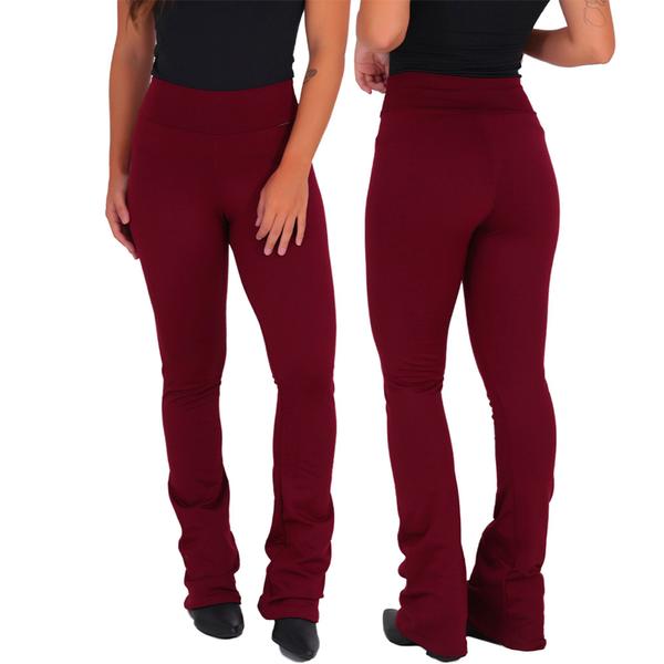 Kit 2 Leggings Feminina Flare Esportivas Peluciadas Inverno - Click Mais Bonita Imagem de Kit 2 Leggings Feminina Flare Esportivas Peluciadas Inverno