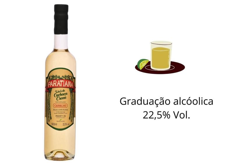 Imagem de Kit 2 Licores de Cachaça Paratiense 500 ml Piña Colada Lembrancinha Frutado Presente Presenteável Presente