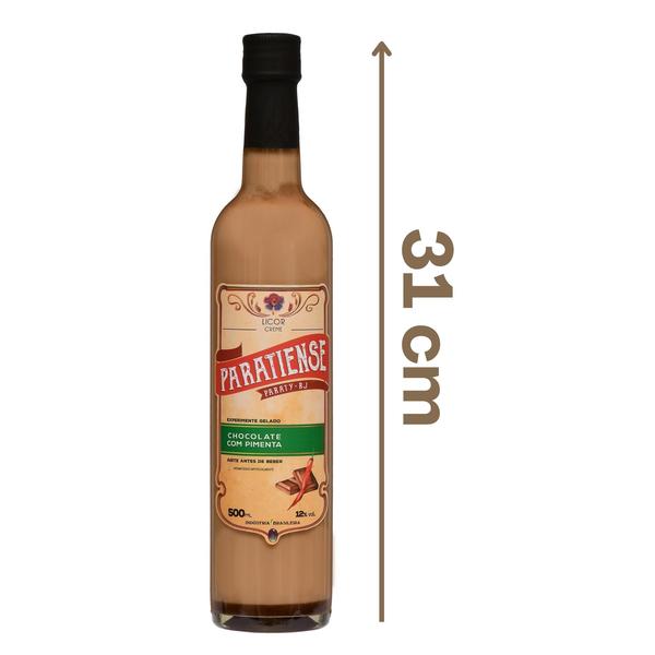 Imagem de Kit 2 Licores de Chocolate com Pimenta Paratiense 500 ml Coquetéis Exótimos Cachaça Lembrancinha Presente Presenteável