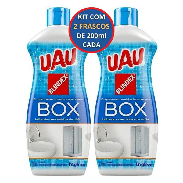 Kit 2 Limpa Box Uau Da Ingleza 200Ml Detergente Limpador Imagem de Kit 2 Limpa Box Uau Da Ingleza 200Ml Detergente Limpador