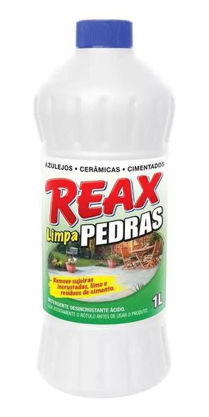 Kit 2 Limpa Desincrustaste Pedra Azulejos Cerâmicas Cimentos - Reax Imagem de Kit 2 Limpa Desincrustaste Pedra Azulejos Cerâmicas Cimentos