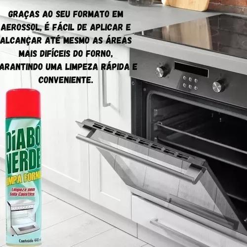 Imagem de Kit 2 Limpa Forno Diabo Verde Aerossol Sem Soda Caustica 440ml