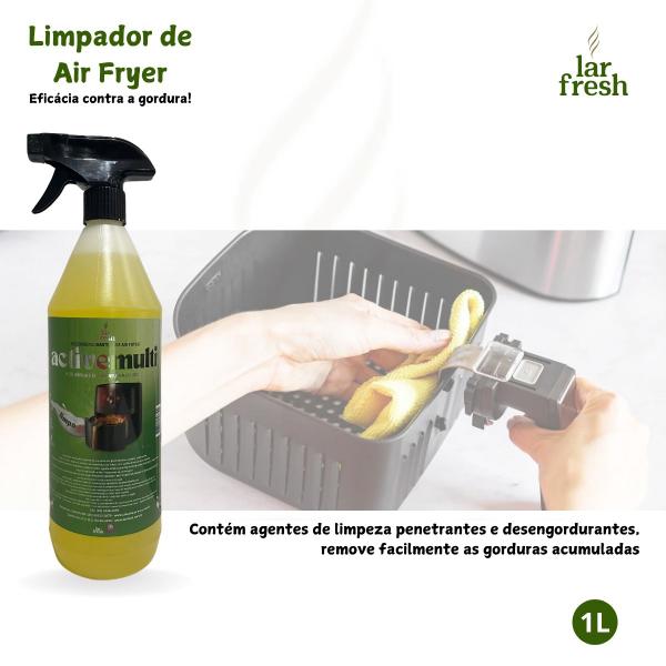 Imagem de Kit 2 Limpador Desngordurante Limpa Air Fryer Grelhas 1l Lar Fresh