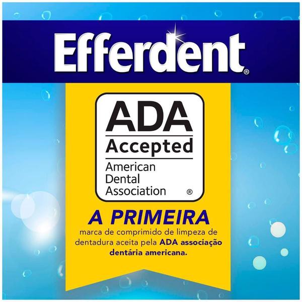 Imagem de Kit 2 Limpadores de Dentadura Antibacteriano Efferdent 20un cada