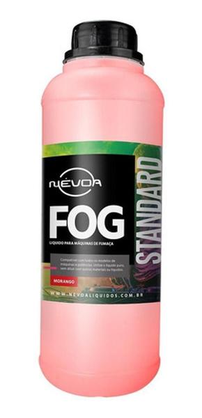 Imagem de Kit 2 Liquidos Fog Morango Standart 1L Maquina De Fumaça