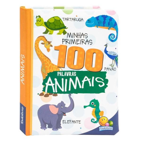 Imagem de Kit 2 Livro Infantil Minhas Primeiras 100 Palavras: Fazenda e Animais - Todolivro