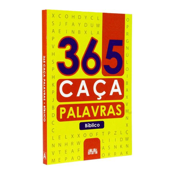 Imagem de Kit 2 Livros  365 Caça Palavras Bíblicos