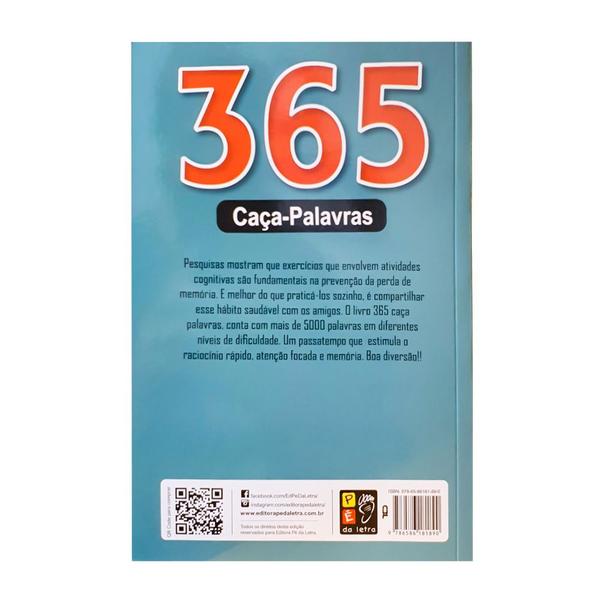 Imagem de Kit 2 Livros  365 Caça Palavras Bíblicos