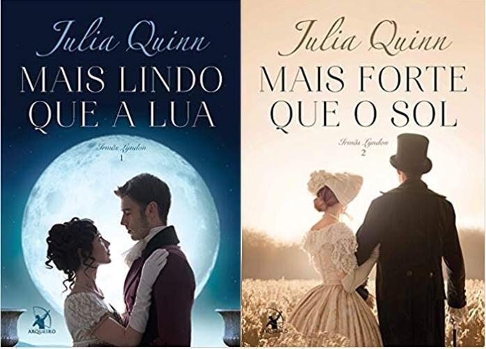 Imagem de KIT 2 LIVROS Irmãs Lyndon Mais lindo que a lua + Mais forte que o sol JULIA QUINN - Arqueiro