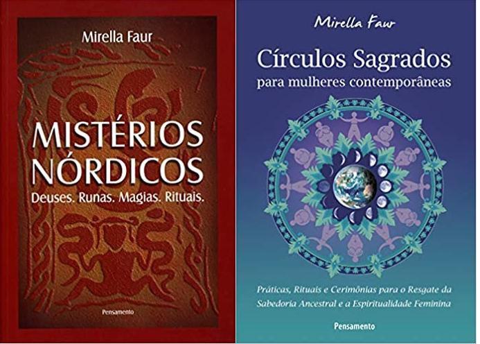 Imagem de KIT 2 LIVROS MIRELLA FAUR Mistérios Nórdicos + Círculos Sagrados para Mulheres Contemporâneas - Pensamento