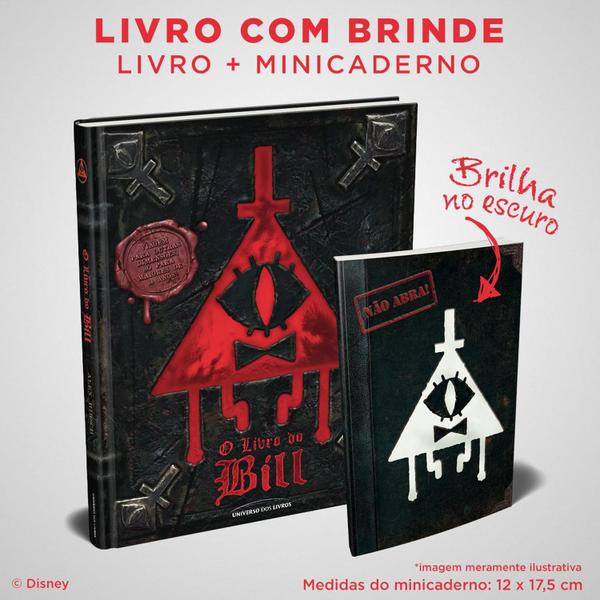 Imagem de Kit 2 Livros, O livro do Bill + O diário perdido de Gravity falls Vol.03, Capa Dura, Português, Alex Hirsch