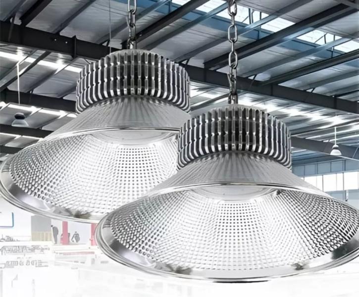 Imagem de Kit 2 Luminária Led Highbay Smd 300W Galpão Industrial Frio 6500k Bivolt 110v-220v