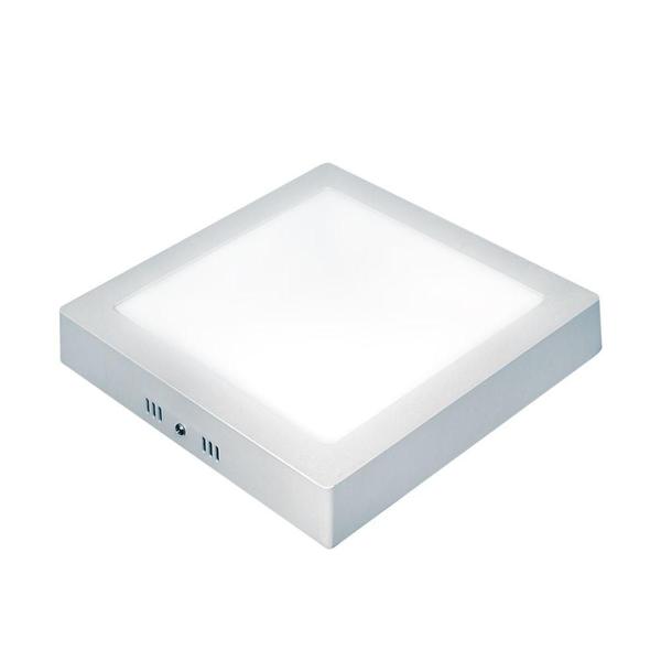 Imagem de Kit 2 luminária painel led 18w lux quadrado sobrepor