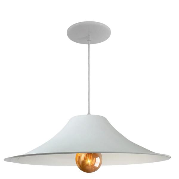 Kit 2 Luminária Pendente Chapéu Chinês Com Interior Branco Brilho Com Fiação 110/220v - Luminárias Navarro Imagem de Kit 2 Luminária Pendente Chapéu Chinês Com Interior Branco Brilho Com Fiação 110/220v