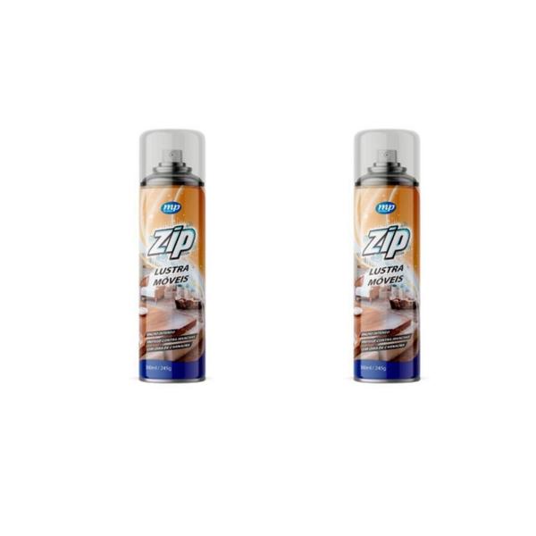 Imagem de Kit 2 Lustra Moveis Spray Zip 300ml My Place 2 Unidades