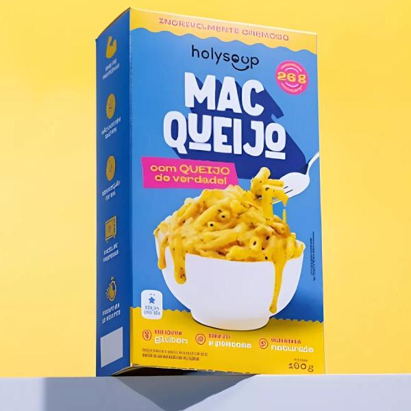 Imagem de Kit 2 Macarrão HolyMac Mac Queijo - Holysoup