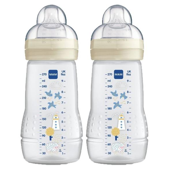 Kit 2 mamadeira mam easy active - 270ml (2+ meses) Imagem de Kit 2 mamadeira mam easy active - 270ml (2+ meses)