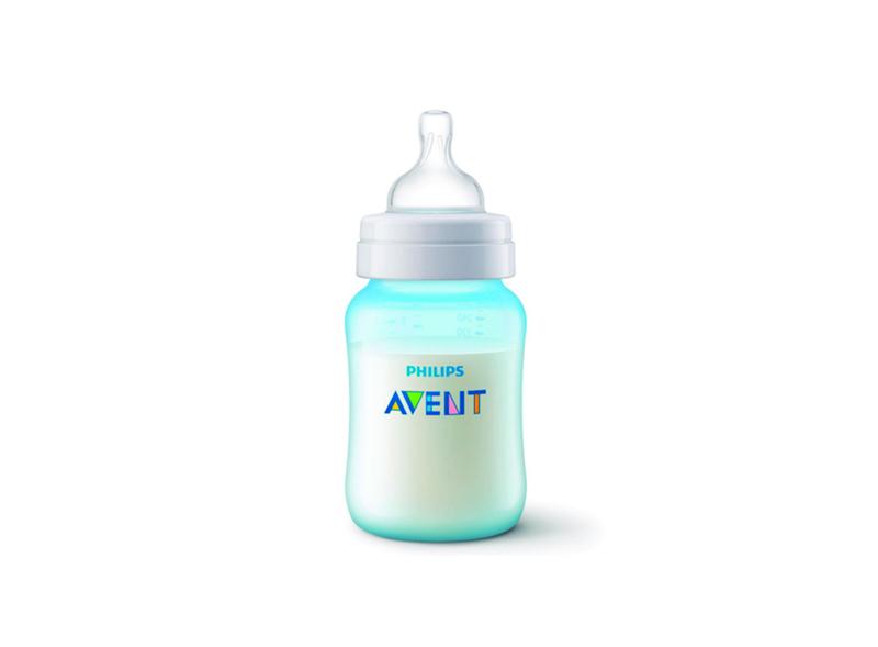 Imagem de Kit 2 Mamadeiras Avent Classic 260/330Ml Azul Bico Extra N4