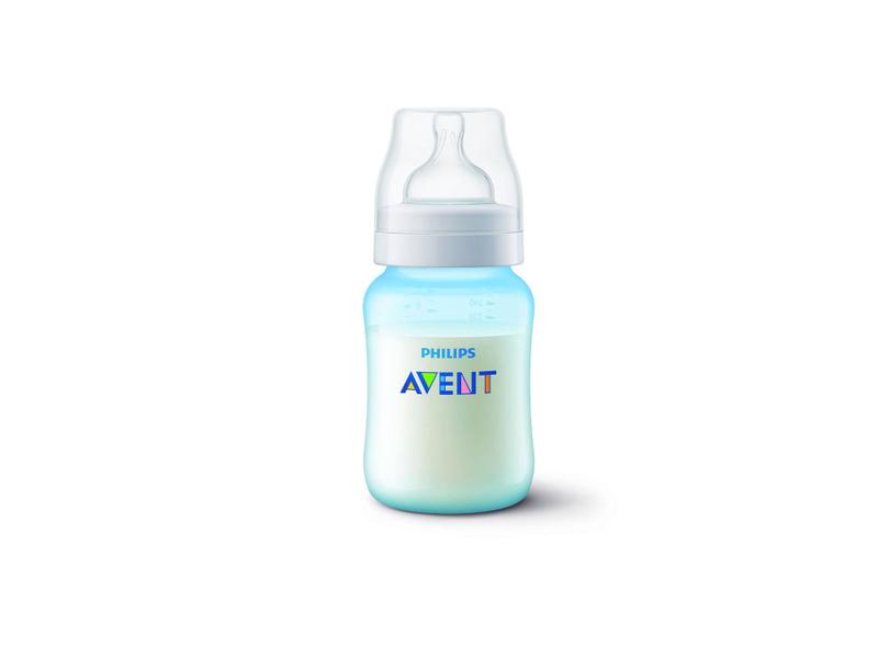 Imagem de Kit 2 Mamadeiras Avent Classic 260/330Ml Azul Bico Extra N4