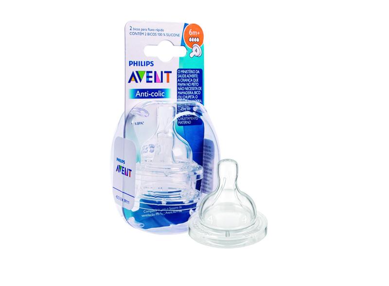 Imagem de Kit 2 Mamadeiras Avent Classic 330Ml Transparente Bico N4