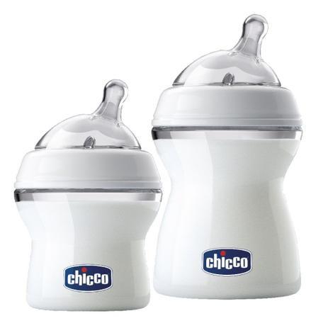 Imagem de Kit 2 Mamadeiras Chicco Step Up Branca - 150ml e 250ml