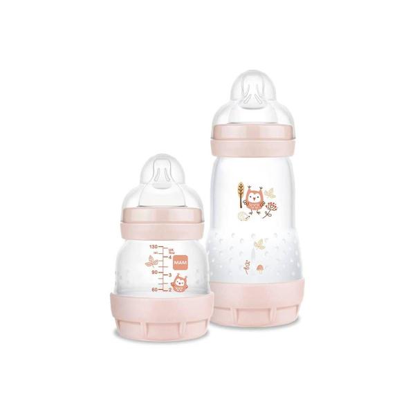 Imagem de Kit 2 Mamadeiras Easy Start Set 130/260ml Rosa - MAM